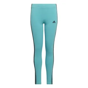 adidas Essentials 3 Stripes Leggings - Girls - Semi Mint Rush/Black