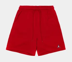 Essentials Fleece Mens Shorts (Red)