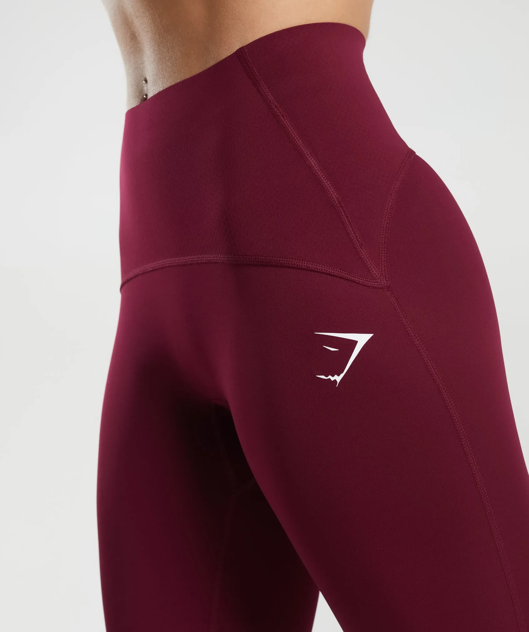 Gymshark Waist Support Leggings - Plum Pink