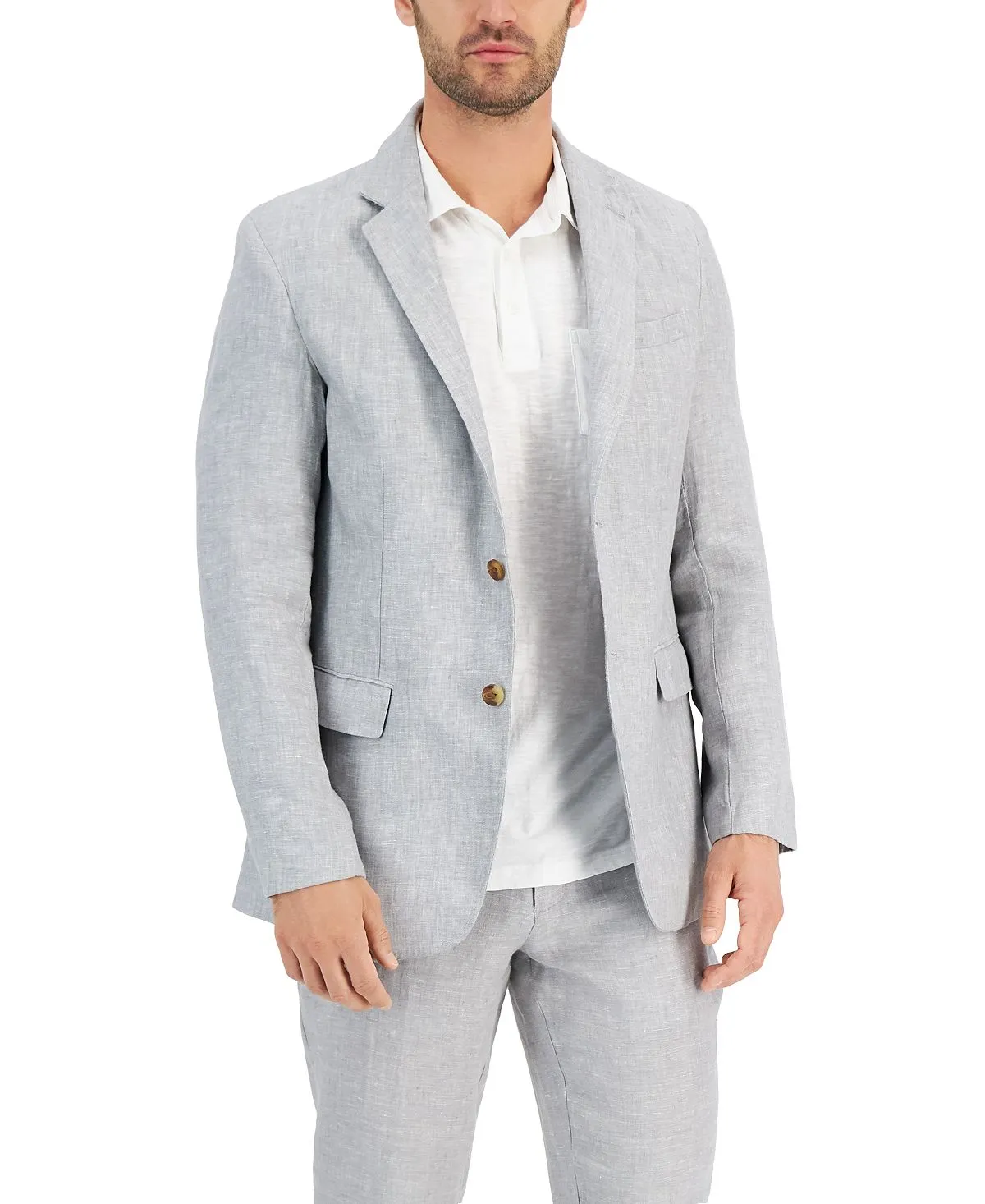 Men's 100% linen jacket Club Room