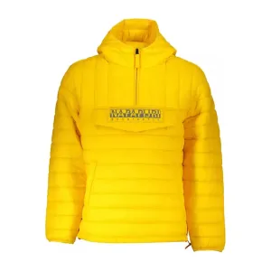 Napapijri Yellow Polyamide Men Jacket