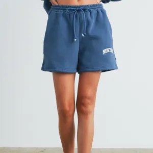 New York Embroidered Shorts