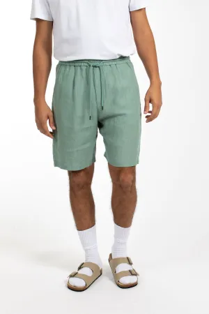 Sea Relaxed Waist Linen Short