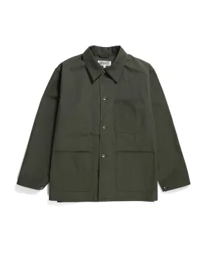 Utility Jacket - Olive Heavyweight Ripstop Cotton