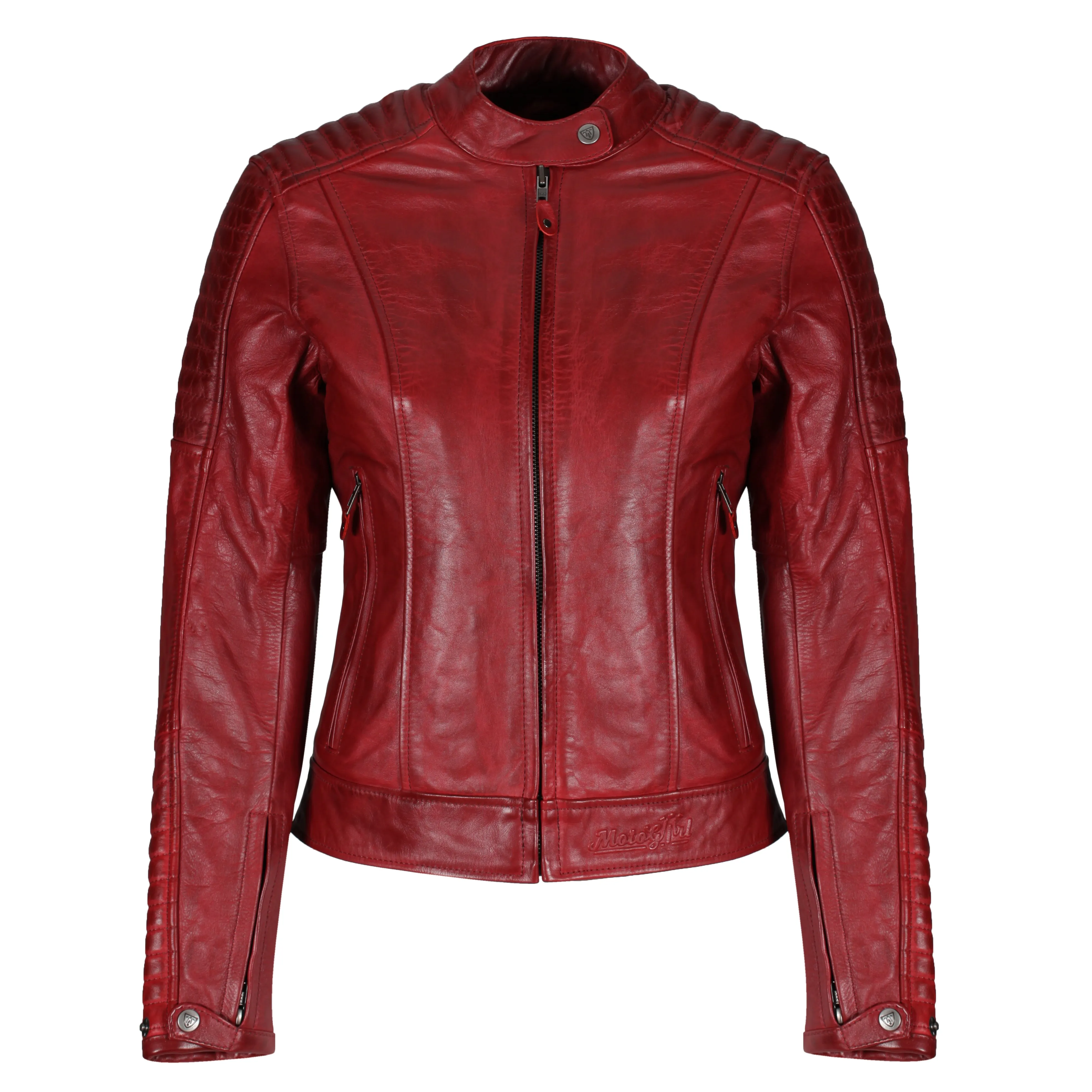 Valerie Red Leather Jacket